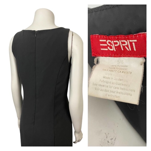 Vintage Y2K Esprit Gray Sleeveless Short Dress / Women’s Small - Picture 4 of 4